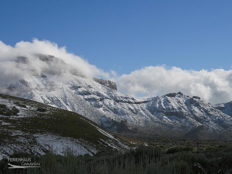 Beindruckende Winterlandschaft in den Cañadas Beindruckende Winterlandschaft in den Cañadas