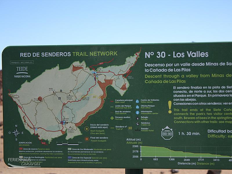 Wanderwege Teide Wanderwege Teide