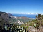 Toller Blick von oben auf die Küstenregion Los Silos